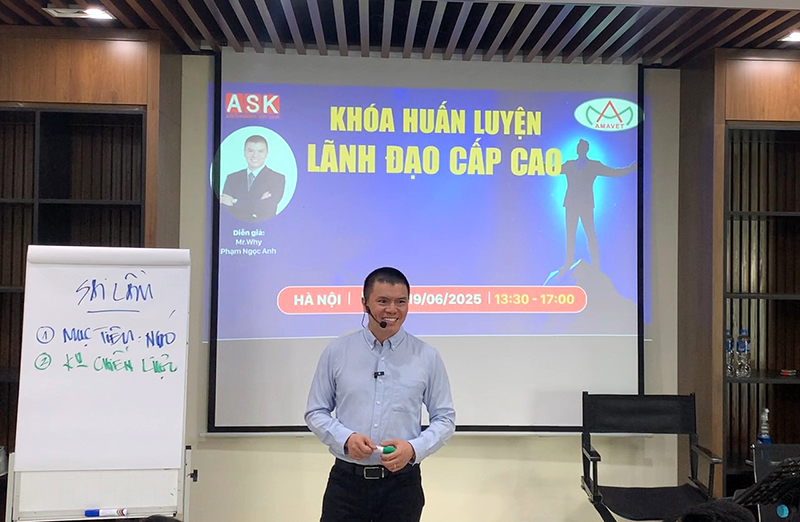  Amavac khai phá tiềm năng kinh doanh qua khóa đào tạo chuyên sâu cùng Mr. Why
